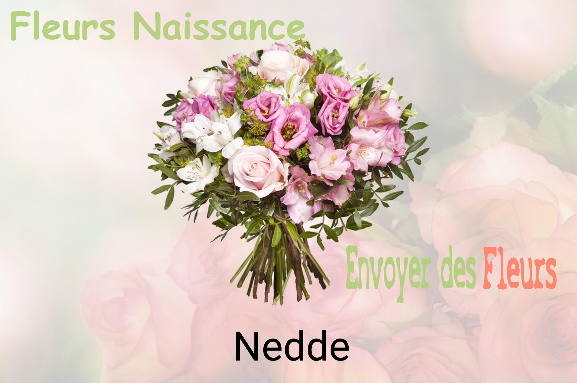 Bouquet de fleurs de naissance livré à Nedde